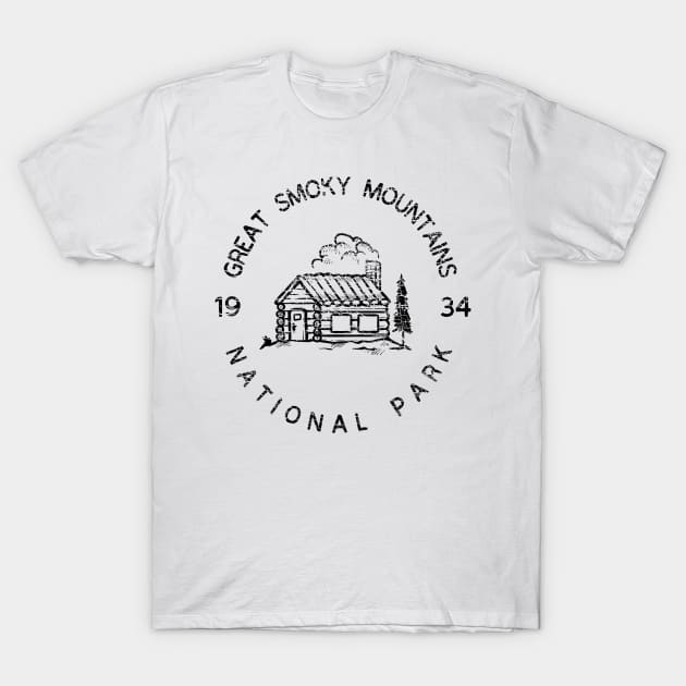 Great Smoky Mountains National Park USA Adventure T-Shirt by Cascadia by Nature Magick